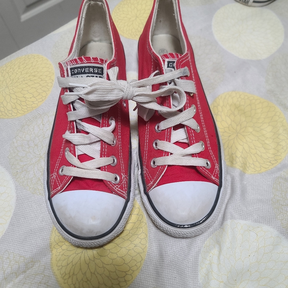 Converse Sneakers in Bold Red